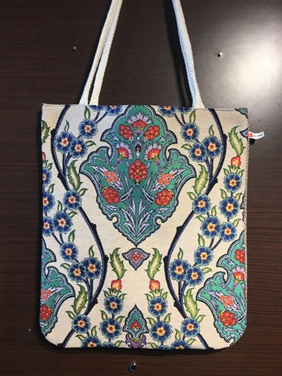Boho Cat Vintage Style Ethnic Turkish Boho Shoulder Medium Tote Bag, Kilim Bag, Geometric Bag, Hippie Bag, Shoulder Bag, Purse Bag main image 1