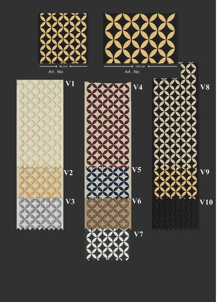 2.67" Anatolia Trim Tape, Upholstery Trim, Fabric Trimmings, Drapery Banding Trim Tape, Jacquard Ribbon, curtain trim ideas 185 V6