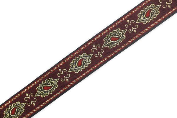 25 mm Medieval ribbon (0.98 inches), renaissance trim, otantic ribbon, jacquard ribbons, fabric ribbon, vintage trim, 25907