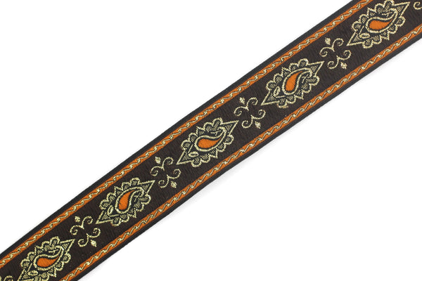 25 mm Medieval ribbon (0.98 inches), renaissance trim, otantic ribbon, jacquard ribbons, fabric ribbon, vintage trim, 25907