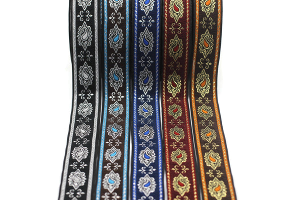 25 mm Medieval ribbon (0.98 inches), renaissance trim, otantic ribbon, jacquard ribbons, fabric ribbon, vintage trim, 25907