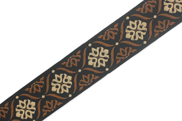 35 mm Mediterranean Ribbon (1.37 inches), Jacquard ribbon, jacquard trim, fabric wide trims, craft supplies, trim, 35973