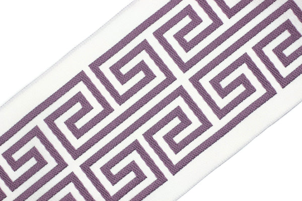 100 mm Embroidered Ribbons (3.93 inch), Jacquard Trims, Sewing Trim, Drapery Trim, Curtain Trims, Jacquard Ribbons, 176 V7