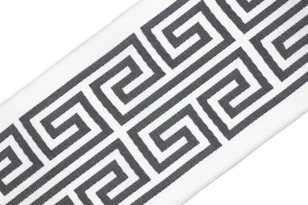 100 mm Elegant Greek Key Border, Curtain trims, Sewing Trim, drapery trim, Athena Chinoiserie ribbon Gimp Drapery, Home Decor 176 V8