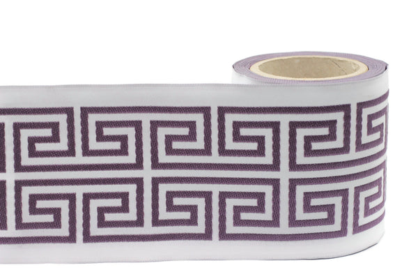 100 mm Embroidered Ribbons (3.93 inch), Jacquard Trims, Sewing Trim, Drapery Trim, Curtain Trims, Jacquard Ribbons, 176 V7