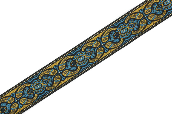 25 mm Mystic Light Orange jacquard Ribbons (0.98 inch) Sewing Crafts, ribbon trim, jacquard trim, craft supplies, collar supply, trim 25808