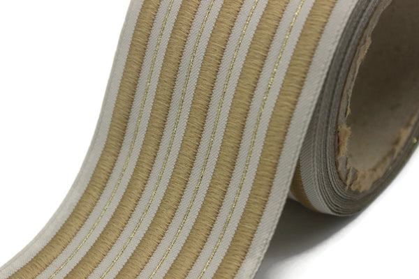 68 mm Embroidered Ribbons (2.76 inch), Jacquard Trims, Sewing Trim, drapery trim, Curtain trims, Jacquard Ribbons, trim for drapery, 209 V3