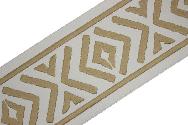 100 mm Embroidered Ribbons (3.93 inch), Jacquard Trims, Sewing Trim, drapery trim, Curtain trims, Jacquard Ribbons, trim for drapery, 207 V2