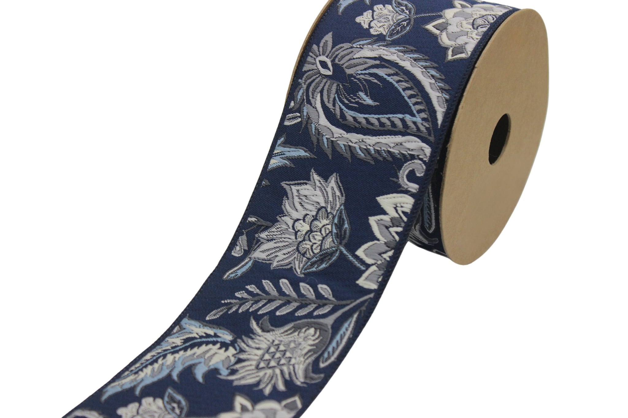 68 mm Embroidered Ribbons (2.76 inch), Jacquard Trims, Sewing Trim, drapery trim, Curtain trims, Jacquard Ribbons, trim for drapery, 216 V5