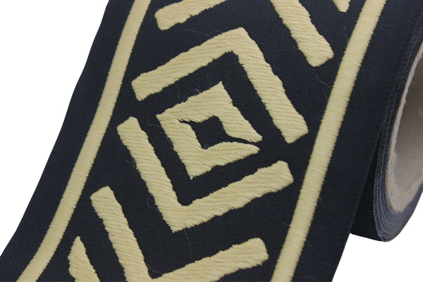 100 mm Embroidered Ribbons (3.93 inch), Jacquard Trims, Sewing Trim, drapery trim, Curtain trims, Jacquard Ribbons, trim for drapery, 207 V8