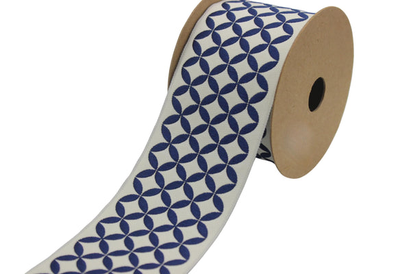 2.67" Anatolia Trim Tape, Upholstery Trim, Fabric Trimmings, Drapery Banding Trim Tape, Jacquard Ribbon, curtain trim ideas 185 V5