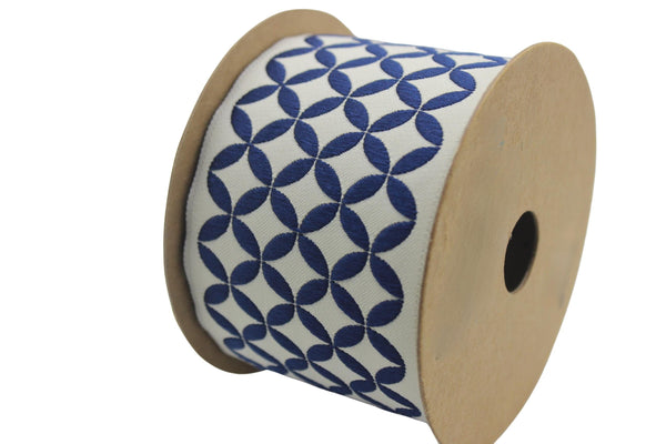 2.67" Anatolia Trim Tape, Upholstery Trim, Fabric Trimmings, Drapery Banding Trim Tape, Jacquard Ribbon, curtain trim ideas 185 V5