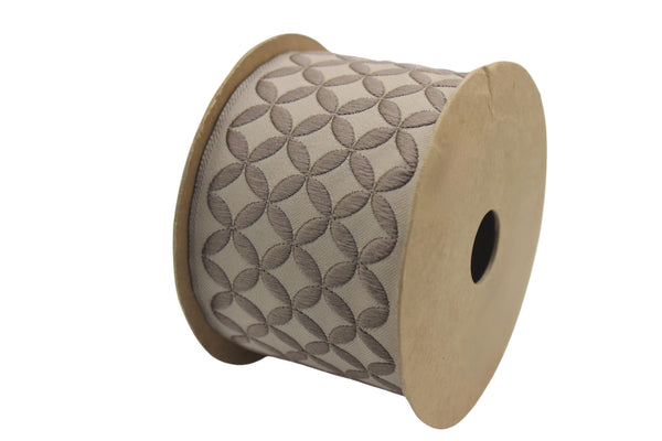 2.67" Anatolia Trim Tape, Upholstery Trim, Fabric Trimmings, Drapery Banding Trim Tape, Jacquard Ribbon, curtain trim ideas 185 V6