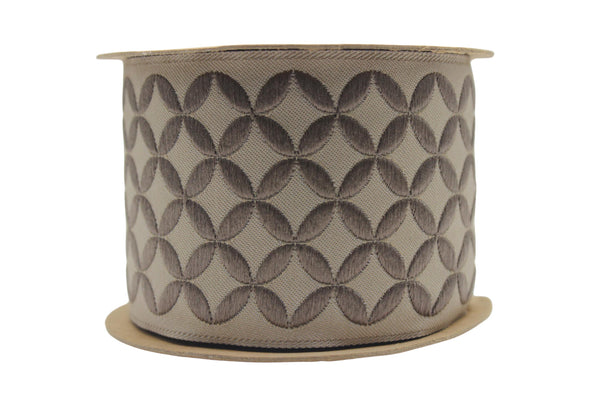 2.67" Anatolia Trim Tape, Upholstery Trim, Fabric Trimmings, Drapery Banding Trim Tape, Jacquard Ribbon, curtain trim ideas 185 V6