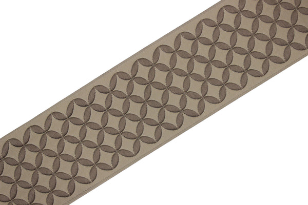 2.67" Anatolia Trim Tape, Upholstery Trim, Fabric Trimmings, Drapery Banding Trim Tape, Jacquard Ribbon, curtain trim ideas 185 V6