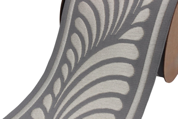 3.9" Drapery Trim Tape, Embroidery Trim Jacquard Ribbon, Drapery trim, Curtain trims, Sewing Trim, Curtains, Drapery Banding 210 V2