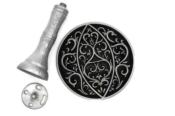 Ivy Curtain Holders, Silver Plated Ties, Vintage Curtain Holder, Curtain Pull Back, Curtain Hook Back, Curtain Loop