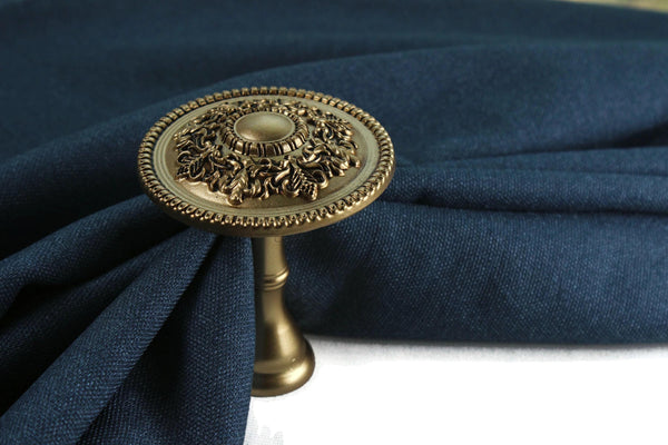 Shield Curtain Holders, Gold Plated Ties, Vintage Curtain Holder, Curtain Pull Back, Curtain Hook Back, Curtain Loop