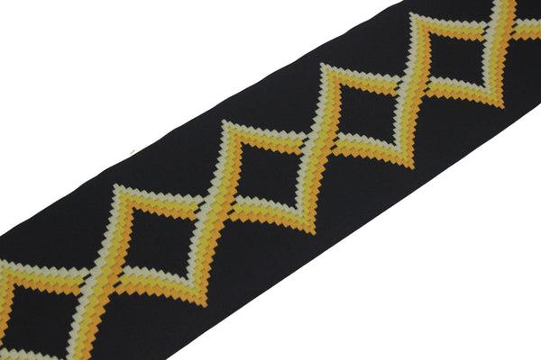 3.9" Drapery Trim Tape, Embroidery Trim Jacquard Ribbon, Drapery trim, Curtain trims, Sewing Trim, Curtains, Drapery Banding 201 V8