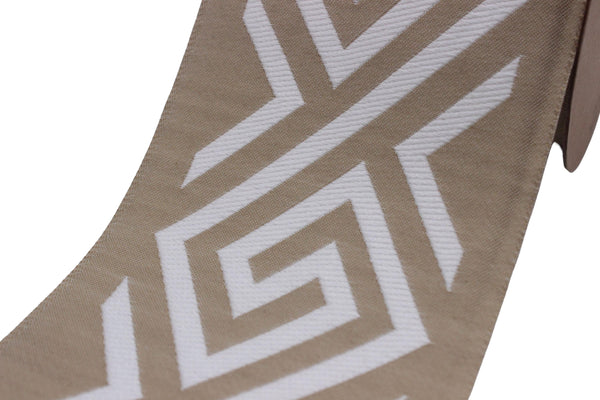 3.9" Drapery Trim Tape, Embroidery Trim Jacquard Ribbon, Drapery trim, Curtain trims, Sewing Trim, Curtains, Drapery Banding 174 V1