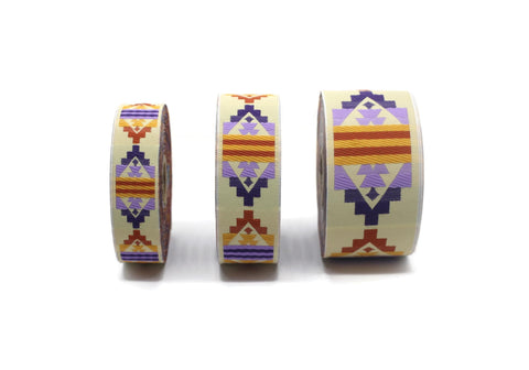 Choose your Aztec Woven Trim in 0.98", 1.37" & 1.96" Widths, Native American Jacquard Ribbon, Indian Navajo Clothing Accessories 126
