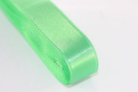10 meters (10.90 yrds) Light Green Satin Ribbon, Double Sided Ribbon, Silky Ribbon, Satin Ribbons, wedding ribbon, double faced Ribbon, STNR