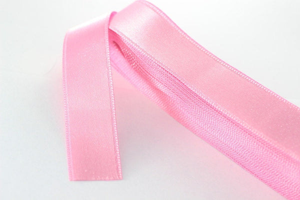10 meters (10.90 yrd, Pink Satin Ribbon, Double Sided Ribbon, Silky Ribbon, wedding ribbon, wrapping ribbon, party ribbon, gift ribbon, STNR