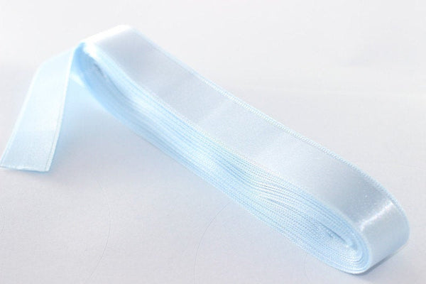 10 meters (10.9 yrd) ice blue Satin Ribbon, Double Sided Ribbon, Silky Ribbon, Satin Ribbons, head ribbon, gift ribbon, wedding ribbon, STNR