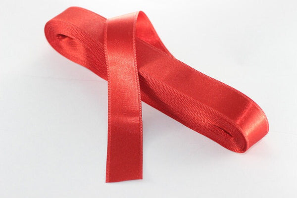 10 meters (10.9 yrd) Red Satin Ribbon, Double Sided Ribbon, Silk Ribbon, Satin Ribbons, craft ribbon, double faced Ribbon, gift ribbon, STNR