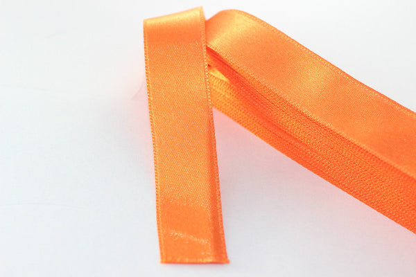 10 meters Orange Satin Ribbon, Double Sided Ribbon, Silk Ribbon, Satin Ribbons, double faced Ribbon, craft ribbon, gift ribbon, STNR