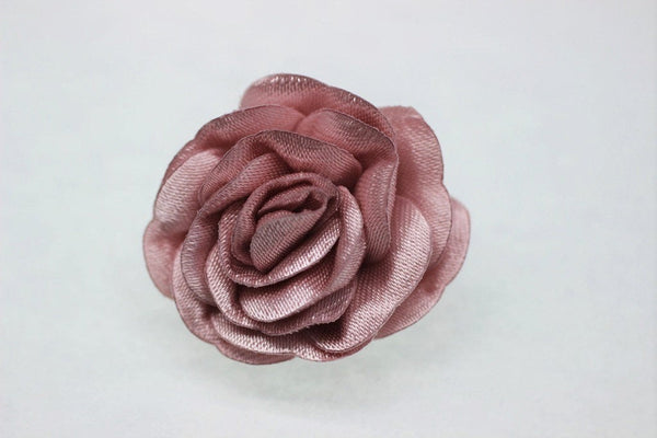 10 pcs Satin Dusty Rose Flower - 30 mm Decorative Satin Flower - Wedding Accessories - Do it yourself project - Sewing Supplies