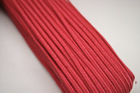 Soutache Cord - Red Braid Cord - 2 mm Twisted Cord - Soutache Trim - Jewelry Cord - Soutache Jewelry - Soutache Supplies