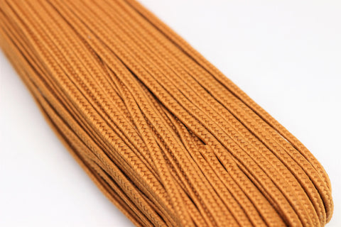 Soutache Cord - Caramel Braid Cord - 2 mm Twisted Cord - Soutache Trim - Jewelry Cord - Soutache Jewelry - Soutache Supplies