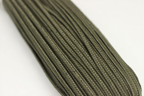 Soutache Cord - Military Green Braid Cord - 2 mm Twisted Cord - Soutache Trim - Jewelry Cord - Soutache Jewelry - Soutache Supplies