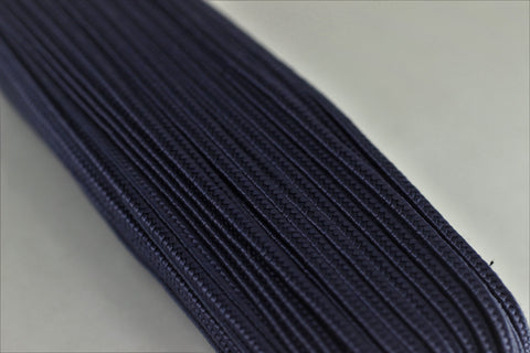 Soutache Cord - Dark Blue Braid Cord - 2 mm Twisted Cord - Soutache Trim - Jewelry Cord - Soutache Jewelry - Soutache Supplies