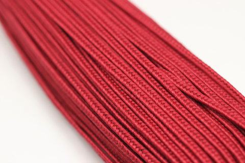 Soutache Cord - Claret Red Braid Cord - 2 mm Twisted Cord - Soutache Trim - Jewelry Cord - Soutache Jewelry - Soutache Supplies