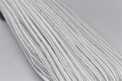 Soutache Cord - White Braid Cord - 2 mm Twisted Cord - Soutache Trim - Jewelry Cord - Soutache Jewelry - Soutache Supplies