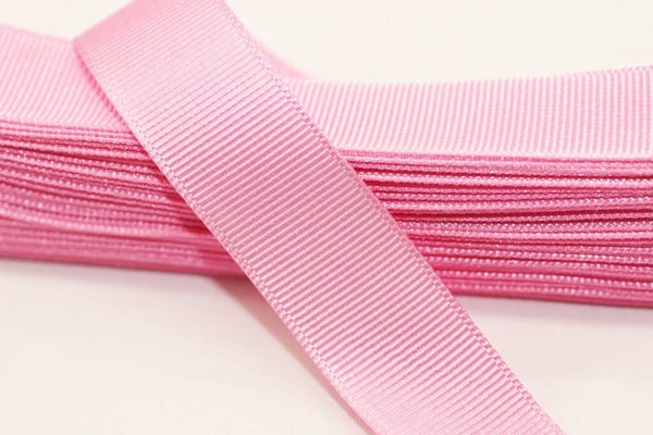 10 meters 10.93 yrds - 10/20/30/40mm Baby pink Grosgrain Ribbon - Ribbon - Strong Thick grosgrain, Pink Ribbon
