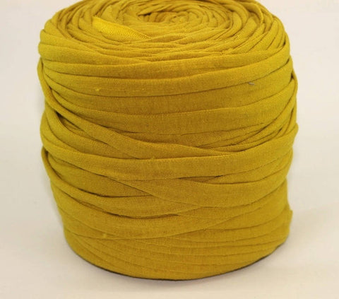 Caramel T-shirt Yarn, Cotton Yarn, Recyled Fabric yarn, home textile yarn, crochet yarn, basket yarn, yarn, bag yarn, Upcycled Yarn