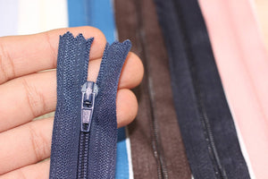 10 pcs Dark Blue  Zippers, 18-60cm (7-23inches) zipper, dress zipper, zipper for skirt, lightweight zipper, dress zipper, zippers