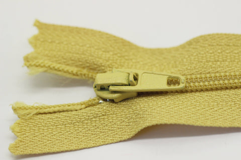10 pcs Mustard Zippers, 18-60cm (7-23inches) zipper, pants zipper, zipper for pants, lightweight zipper, dress zipper, zippers