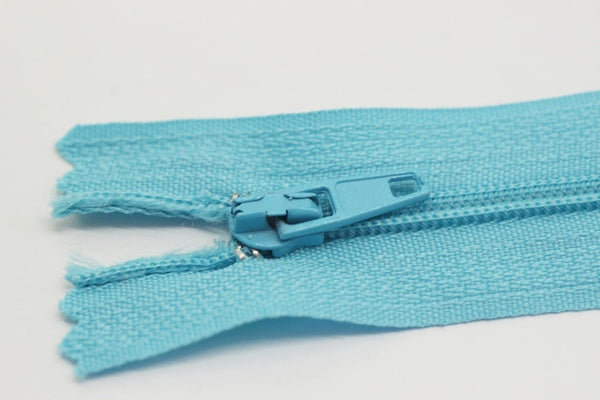 10 pcs Sky Blue Zippers, 18-60cm, 7-23inc zipper, pants zipper, zipper for pants, zipper, bag zipper, zippers, wallet zipper,
