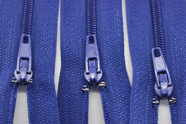 10 pcs Blue Zippers, 18-60cm, 7-23inc zipper, pants zipper, zipper for pants, zipper, bag zipper, zippers, wallet zipper,
