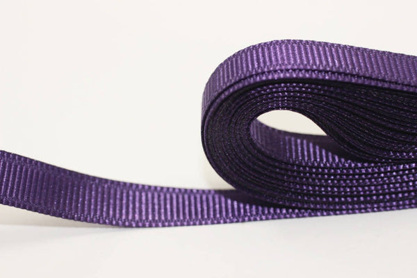 10 meters 10.93 yrds, 10/20/30/40mm Dark Purple Grosgrain Ribbon, Ribbon, Strong Thick grosgrain, Purple Ribbon, Grosgrain ribbon