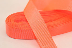 10 meters 10.93 yrds - 10/20/30/40mm Orange Grosgrain Ribbon, Orange Ribbon - Strong Thick grosgrain , Ribbon , Grosgrain ribbon