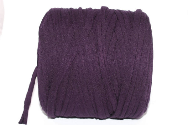 Purple T-shirt Yarn, Cotton Yarn, Recyled Fabric yarn, home textile yarn, crochet yarn, basket yarn, yarn, bag yarn, Upcycled Yarn