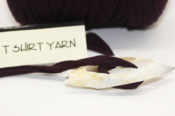Purple T-shirt Yarn, Cotton Yarn, Recyled Fabric yarn, home textile yarn, crochet yarn, basket yarn, yarn, bag yarn, Upcycled Yarn