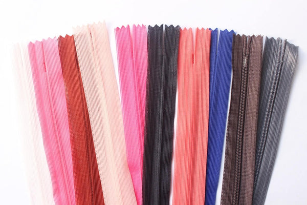 10 Pcs Skirt Zippers, 20-60cm (7-24inches) zipper, dress zipper, zipper for skirt, zipper, secret zipper, dress zipper, Colorfull zippers