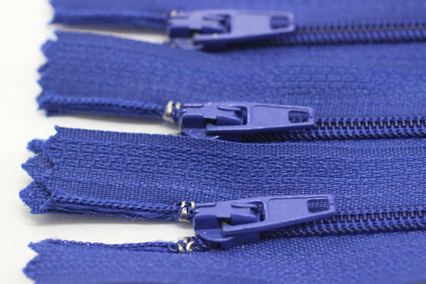 10 pcs Blue Zippers, 18-60cm, 7-23inc zipper, pants zipper, zipper for pants, zipper, bag zipper, zippers, wallet zipper,