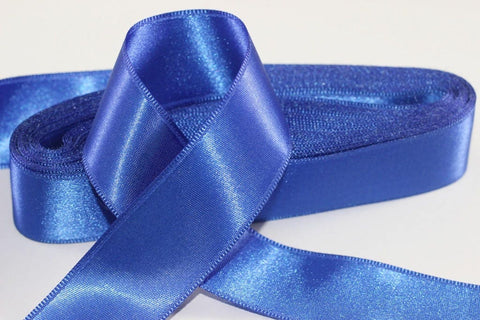 10 meters (10.90 yrds) Royal Blue Satin Ribbon, Double Sided Ribbon, Silky Ribbon, Satin Ribbons, premium ribbons, double faced Ribbon, STNR